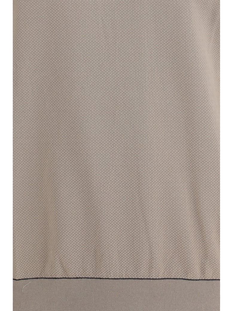 crew-neck t-shirt sand/navy by Selfnex
