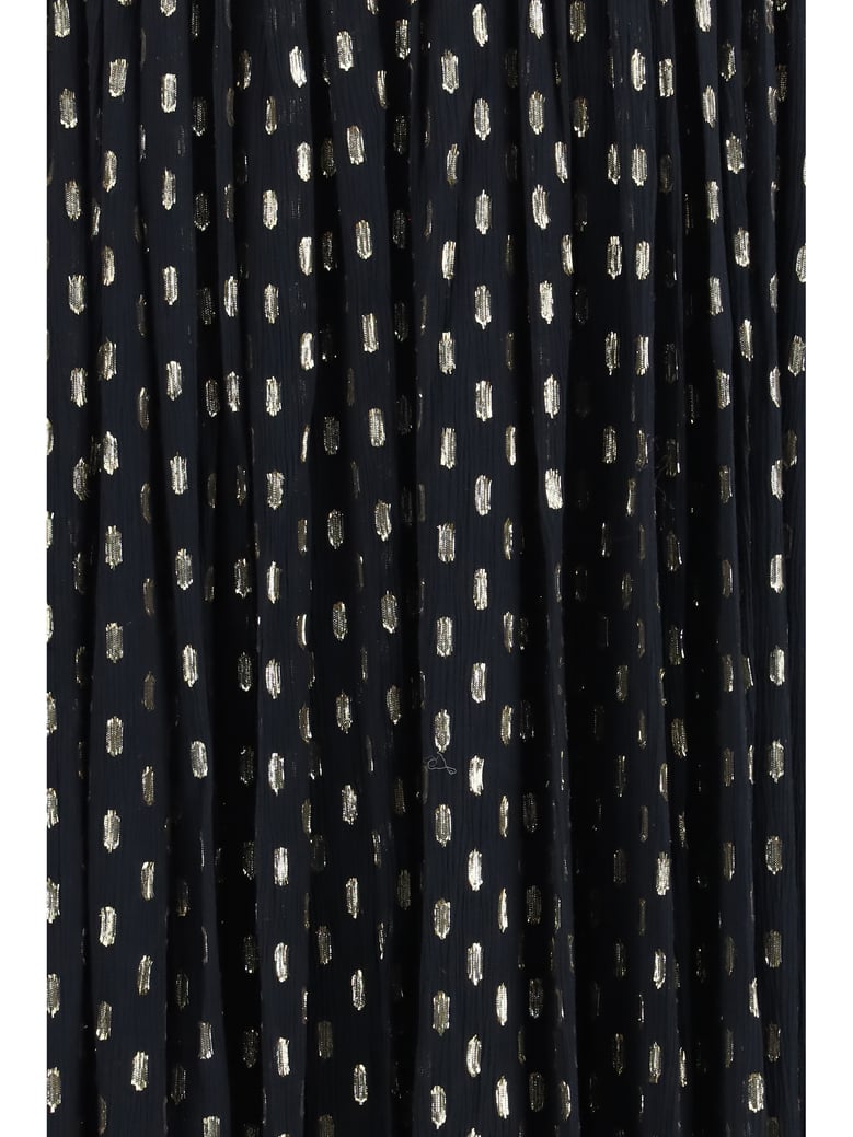 maxi dress daylight braid trim black by Selfnex