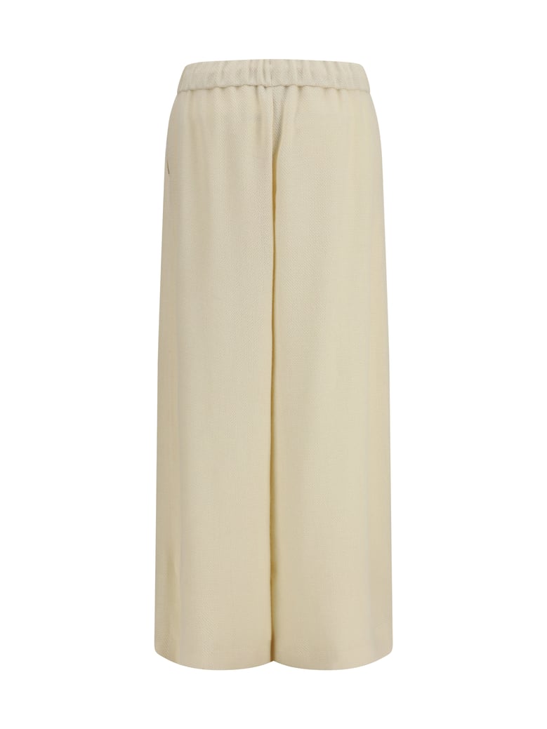 trousers gelos ivory alpaca by Selfnex