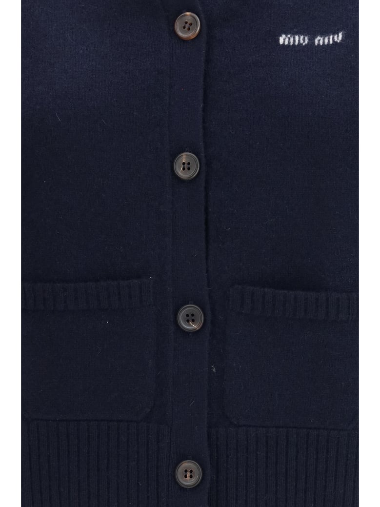 cardigan vest blue cashmere by Selfnex