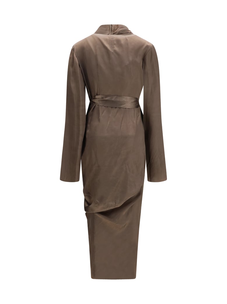 dress asymmetric wrap cupro by Selfnex