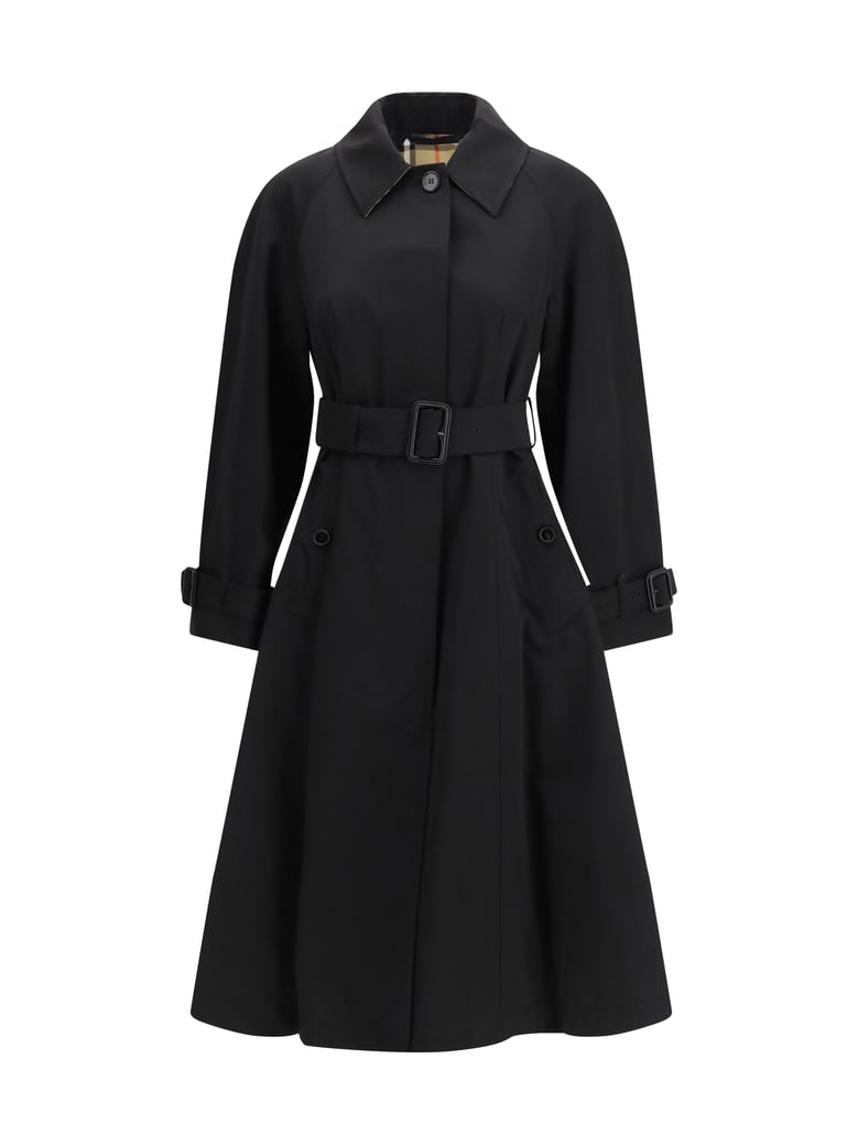 trench coat ellingham gabardine black by Selfnex
