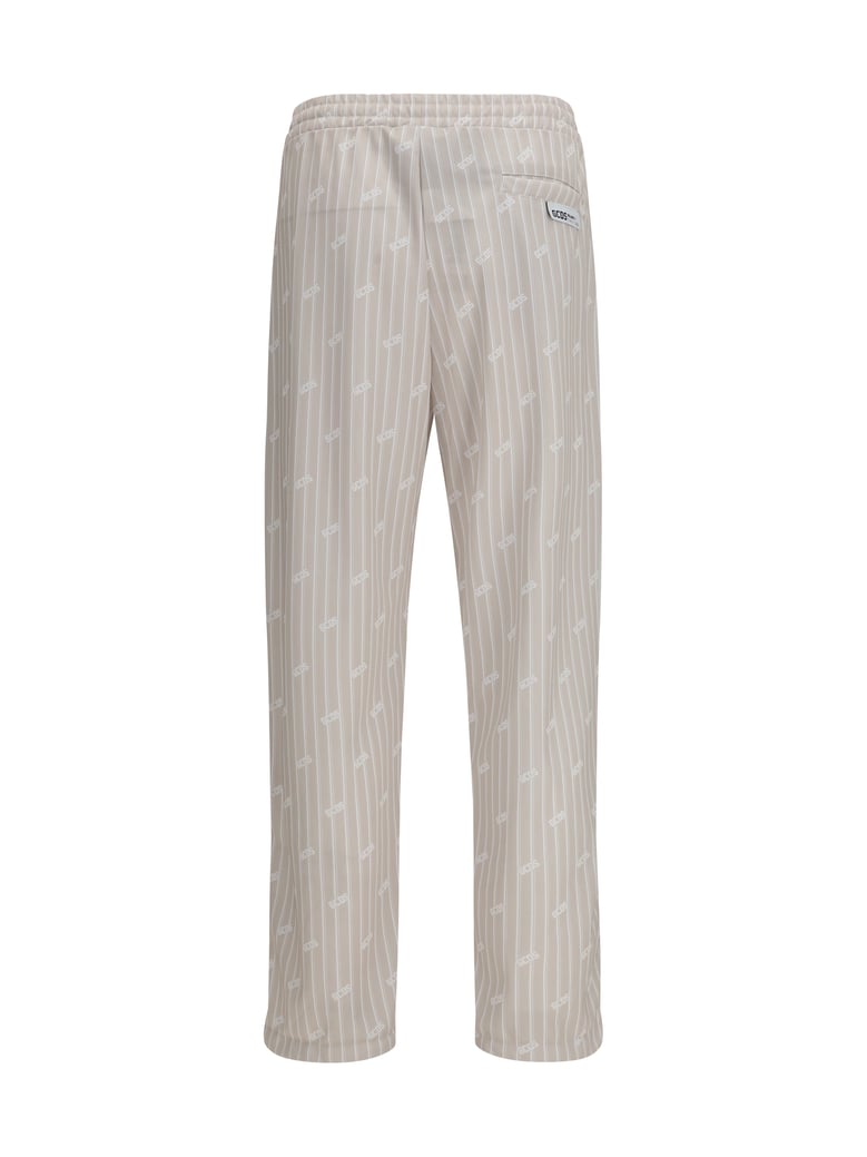track pants pinstripe sandshell/bone by Selfnex