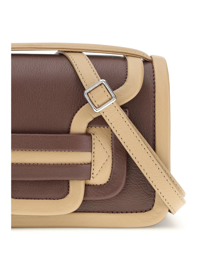 shoulder bag alpha burgundy/camel by Selfnex