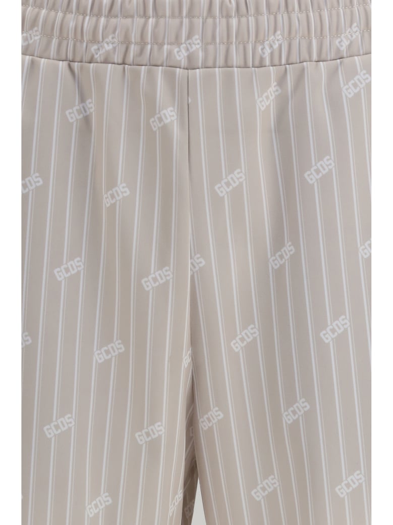 track pants pinstripe sandshell/bone by Selfnex