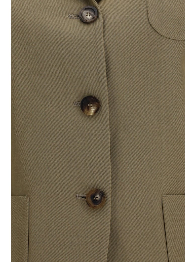 pocket blazer taupe by Selfnex