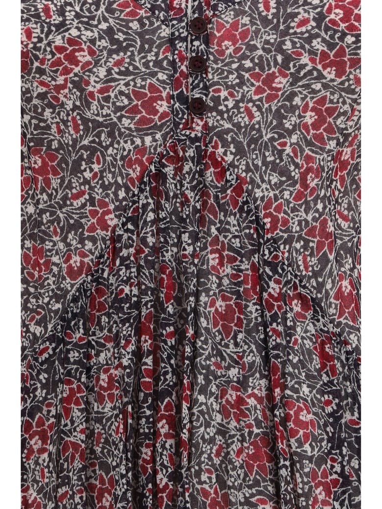 dress sabba crushed berry by Selfnex