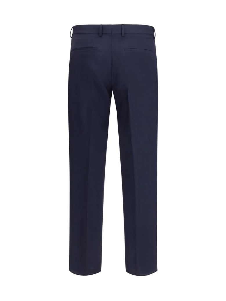 tailored pants dark blue wool by Selfnex