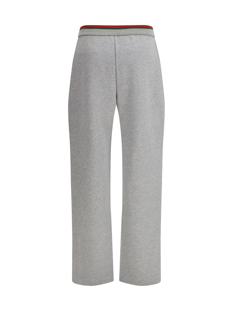 trousers cotton jersey grey melange by Selfnex