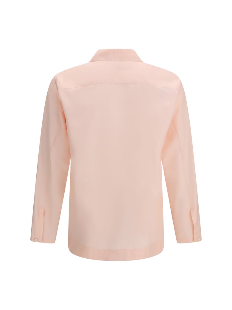 shirt havana pastel pink silk by Selfnex