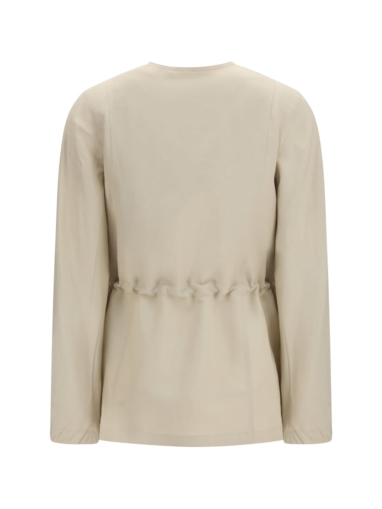jacket carezza linen-silk beige by Selfnex