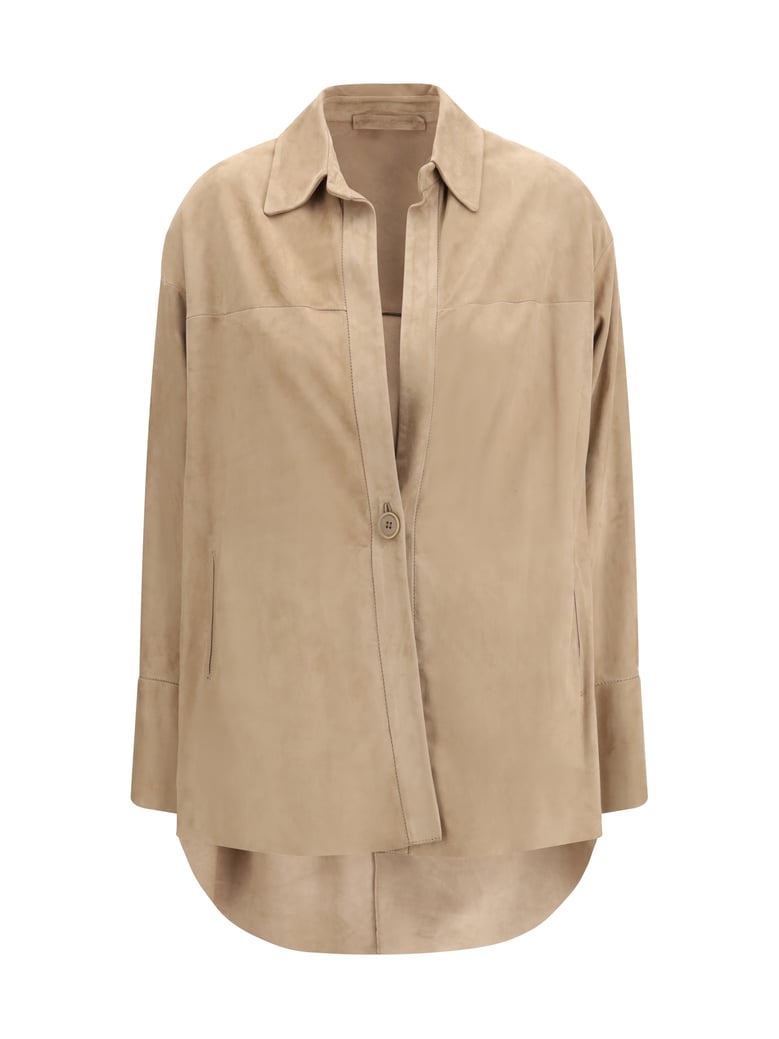 shirt suede sand by Selfnex