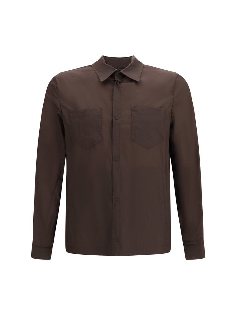 technical shirt dark brown by Selfnex