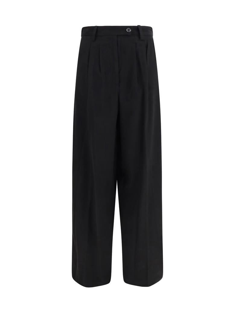 wide-leg tailored pants black by Selfnex