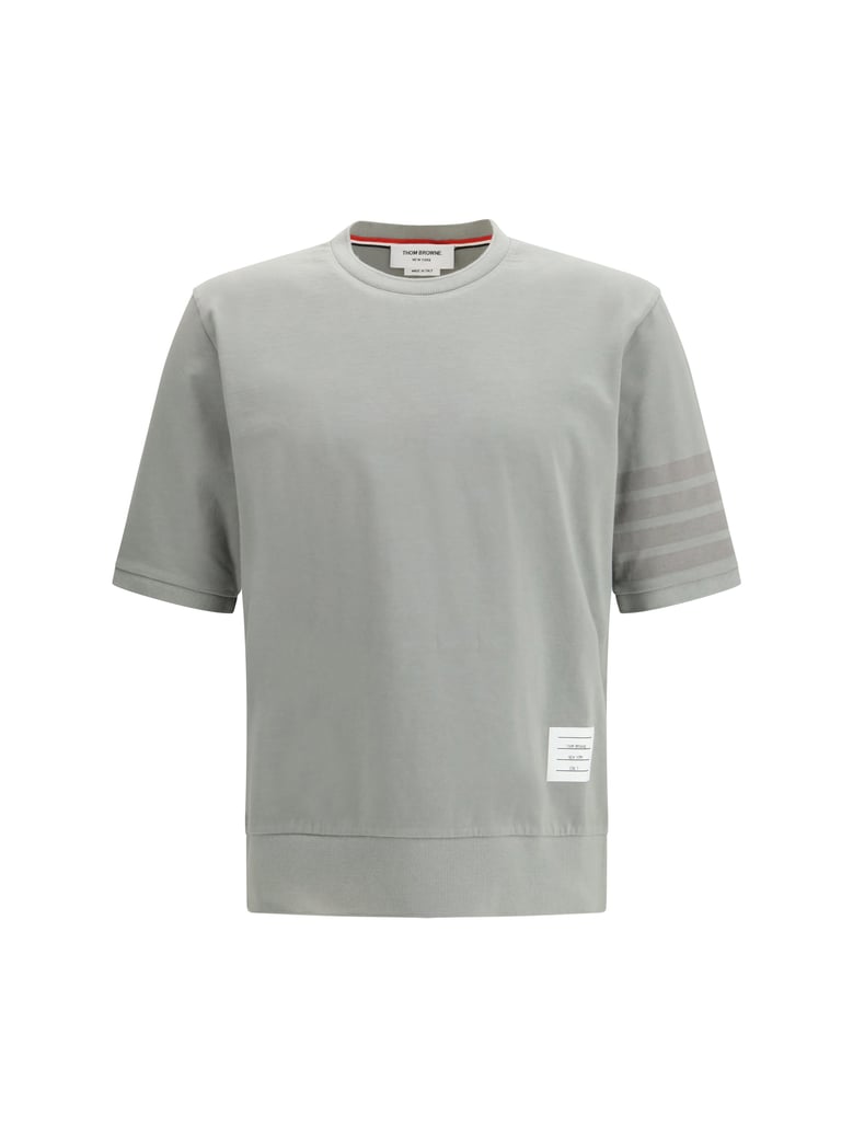 t-shirt 4-bar cotton light grey by Selfnex