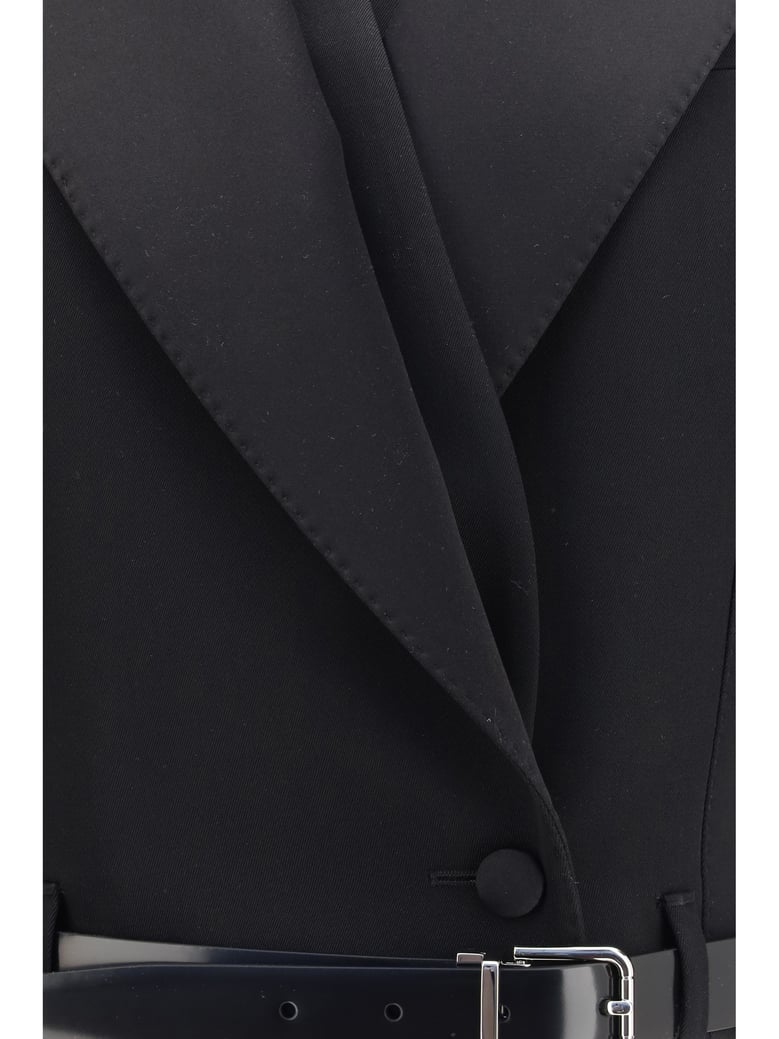jacket sicilia wool gabardine black by Selfnex