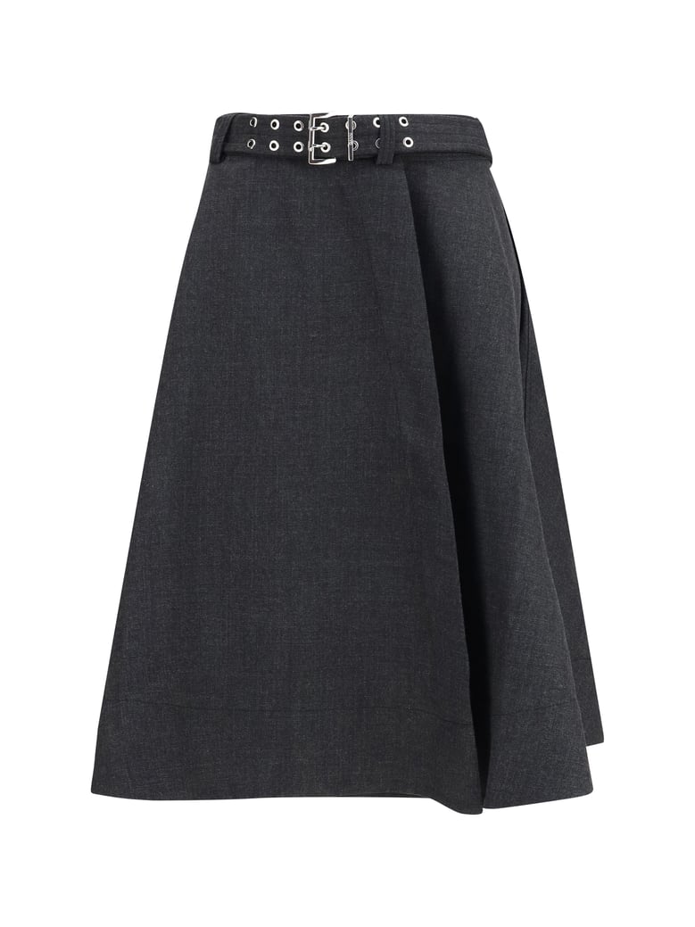 wool wrap skirt phantom by Selfnex