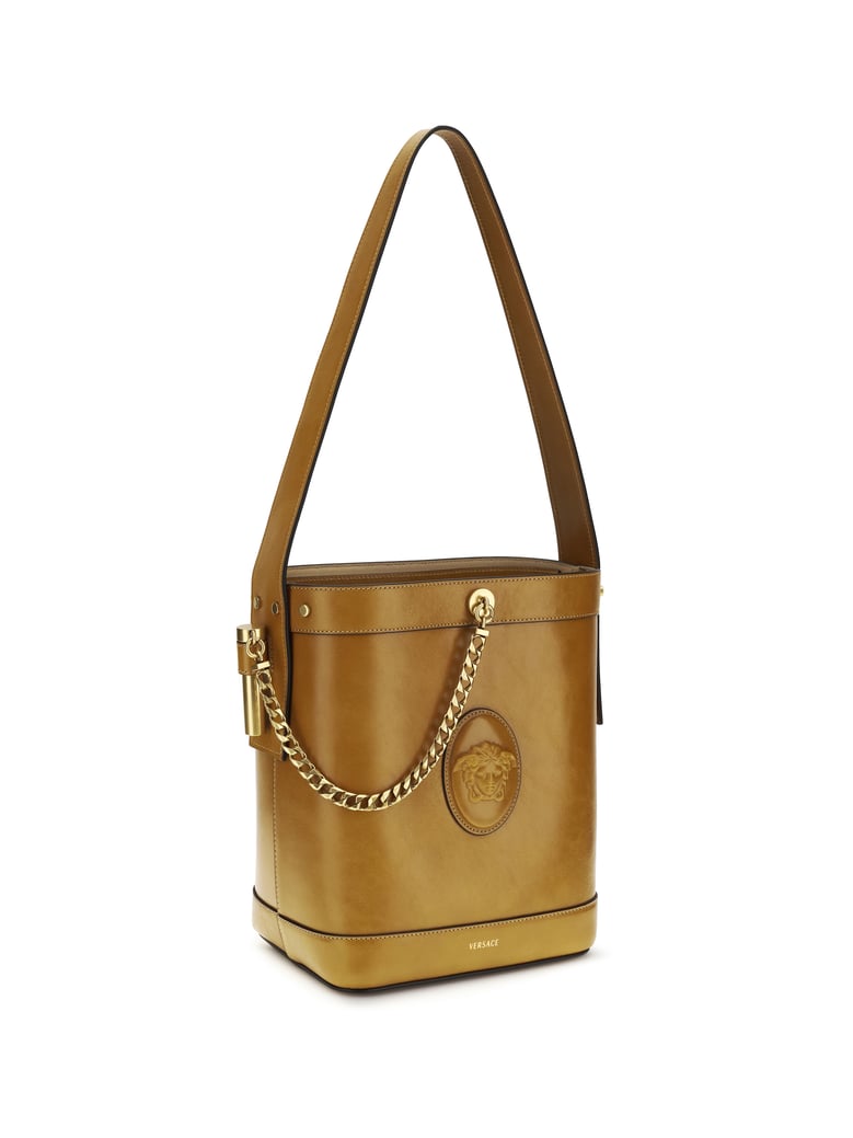 bucket bag pivot brown leather by Selfnex