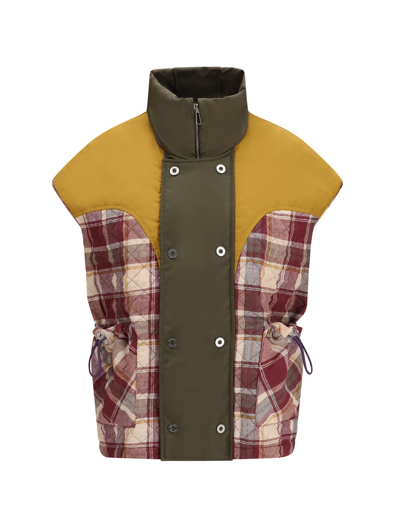 vest kate quilted padded red smoothie by Selfnex