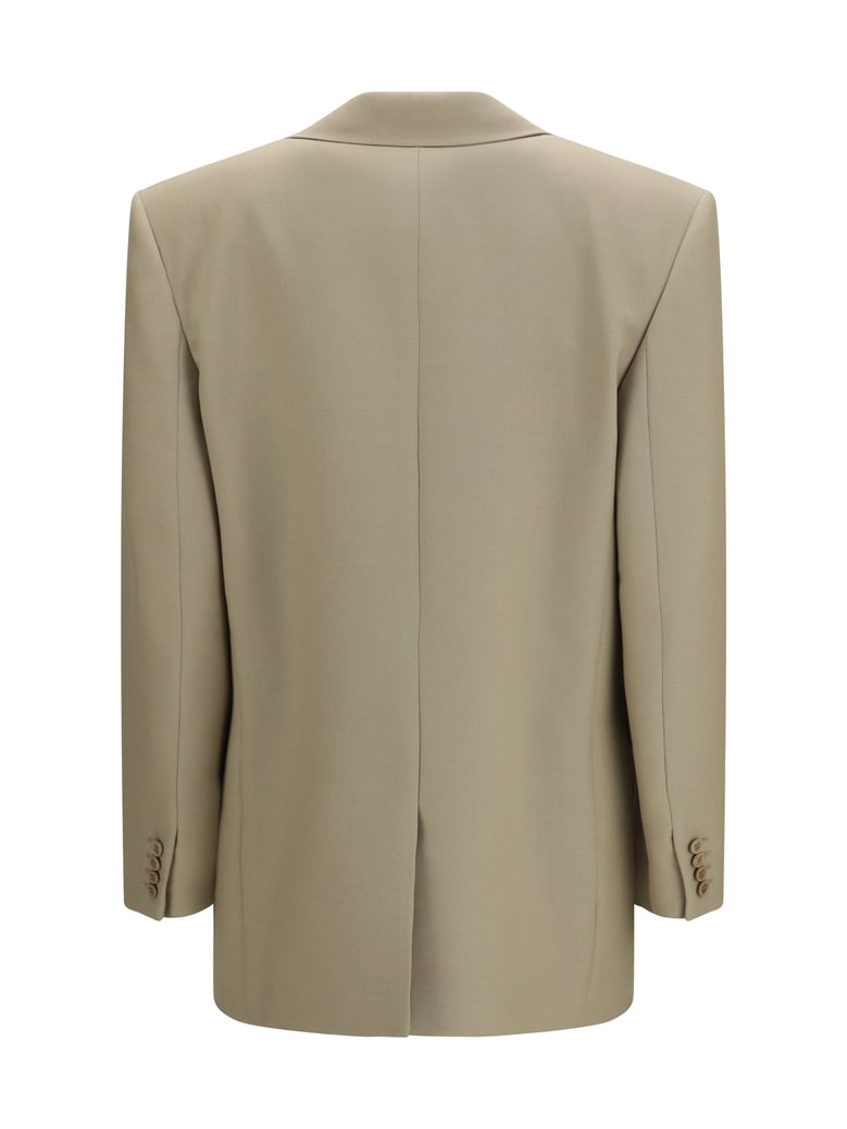 jacket single-breasted mustard wool-silk by Selfnex