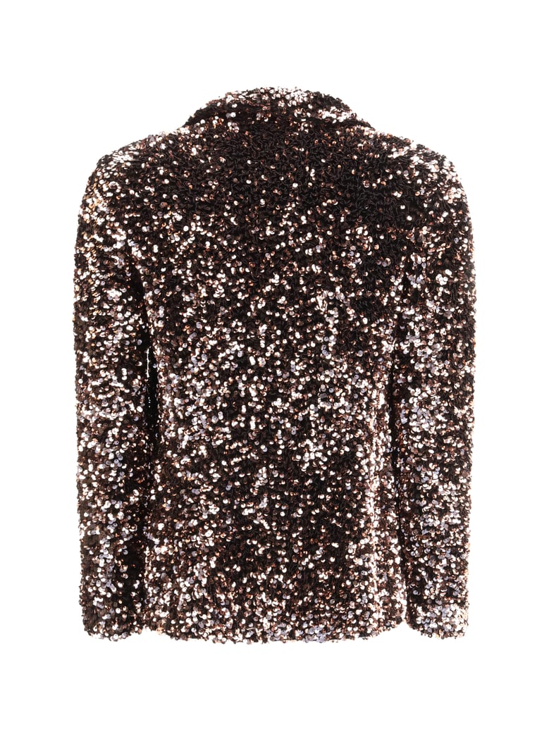 single-breasted jacket bronze by Selfnex