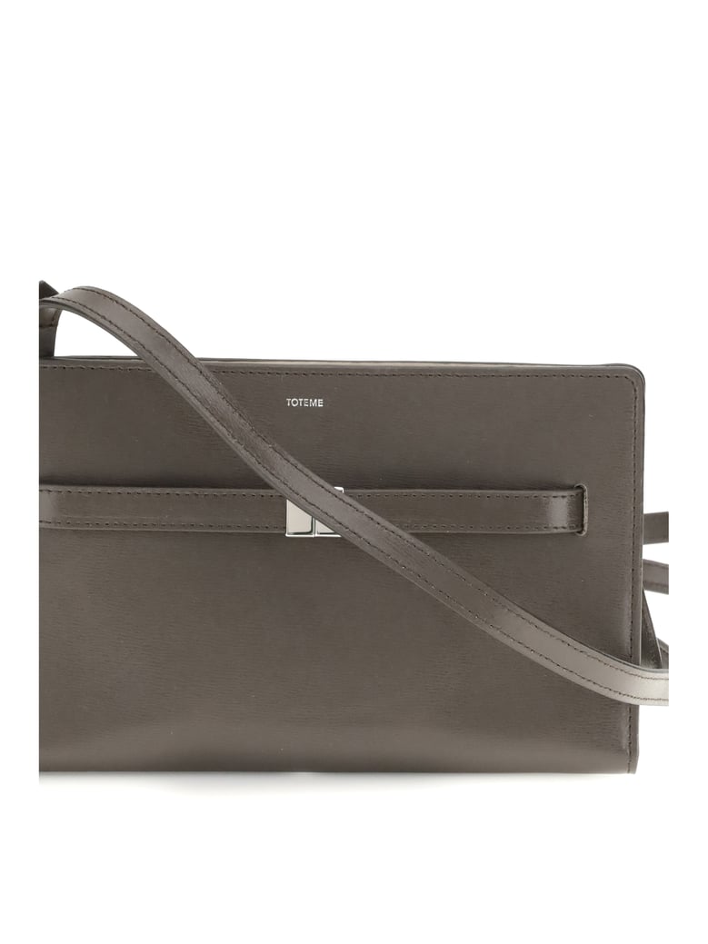 belted crossbody bag, bark leather by Selfnex