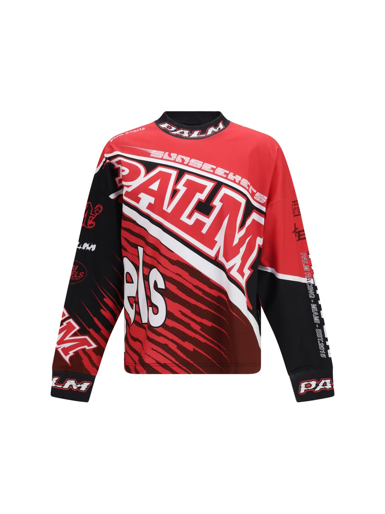 long-sleeved t-shirt racing red/black by Selfnex