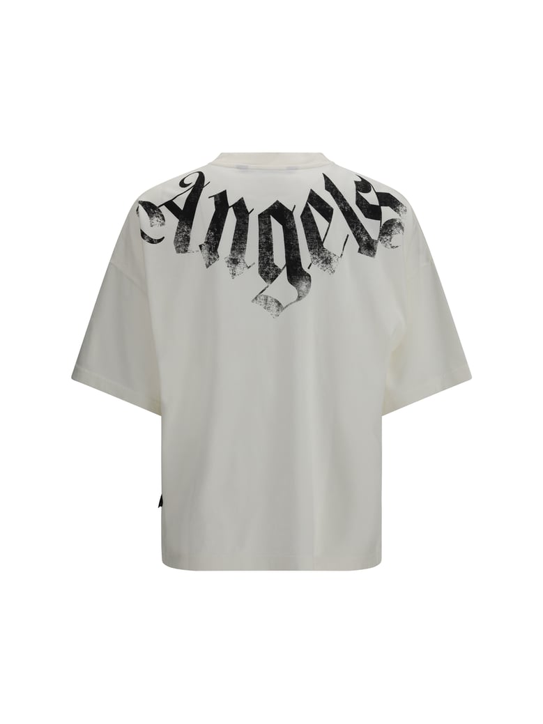 t-shirt big neck logo off white/black by Selfnex
