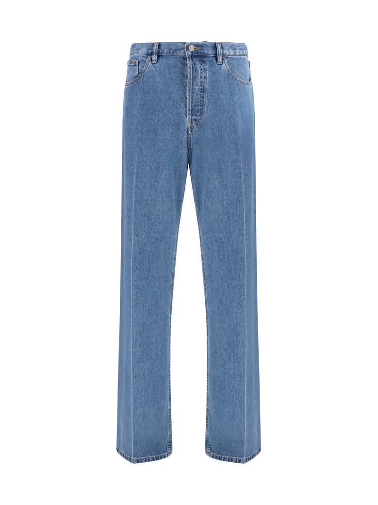 straight-leg denim jeans by Selfnex
