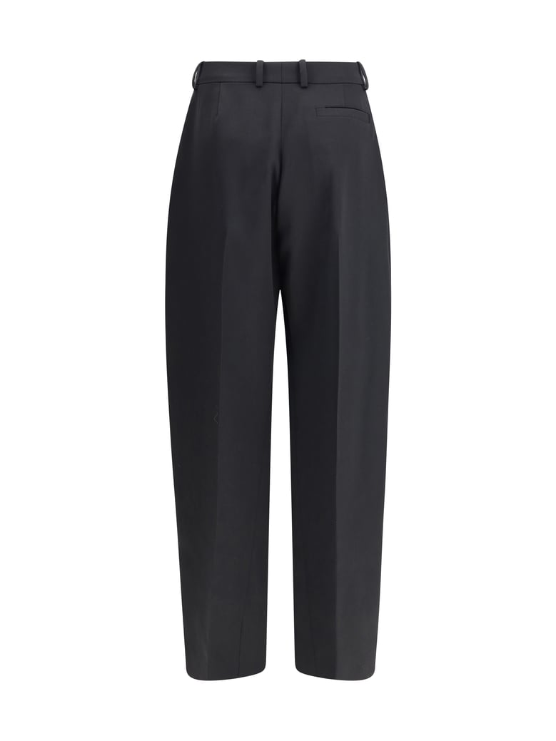 tailored wool trousers black by Selfnex