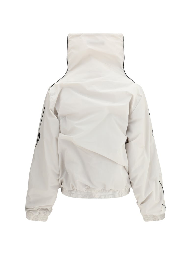 high collar jacket grey by Selfnex