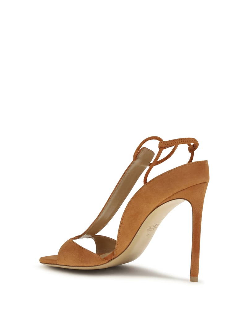 sandals suede pumpkin by Selfnex