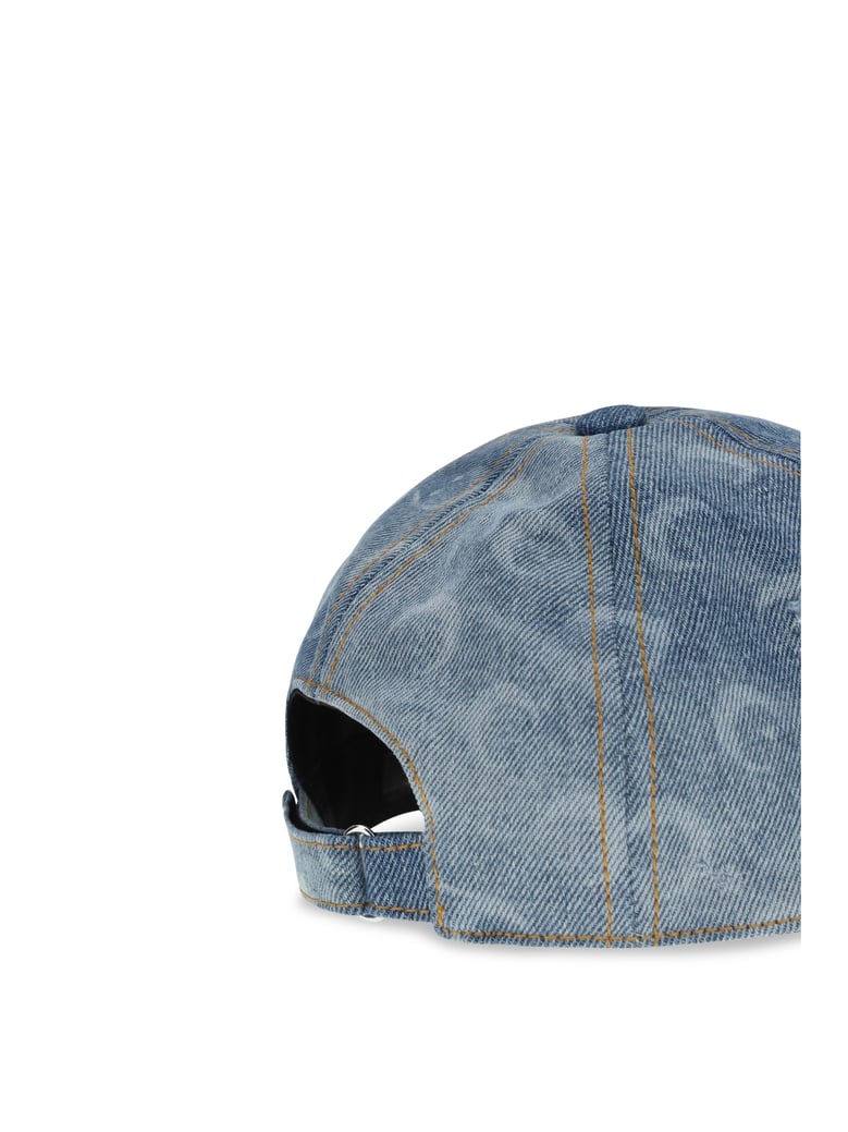 baseball cap moon light blue denim by Selfnex