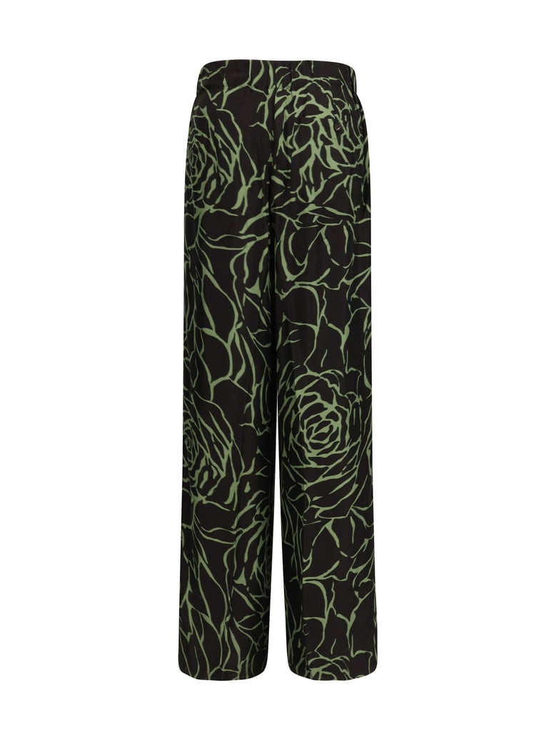 wide-leg pants black by Selfnex