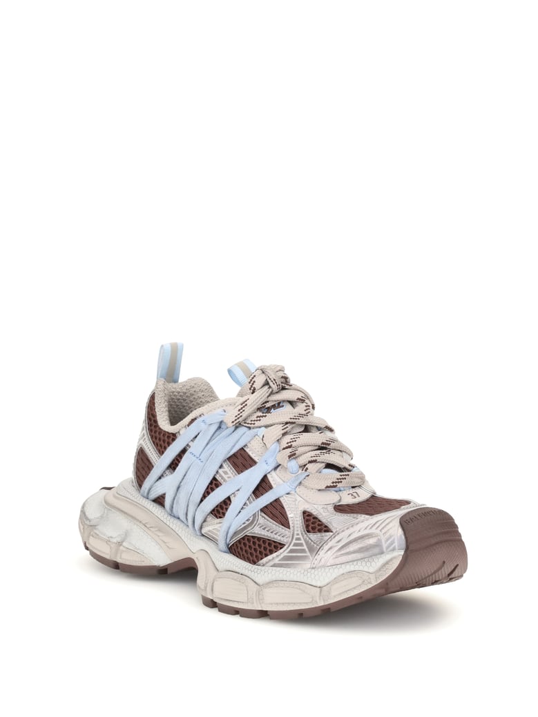 sneakers 3xl interlace brown/beige/blue by Selfnex