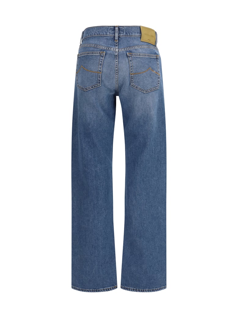 jeans claire mid-rise medium blue by Selfnex