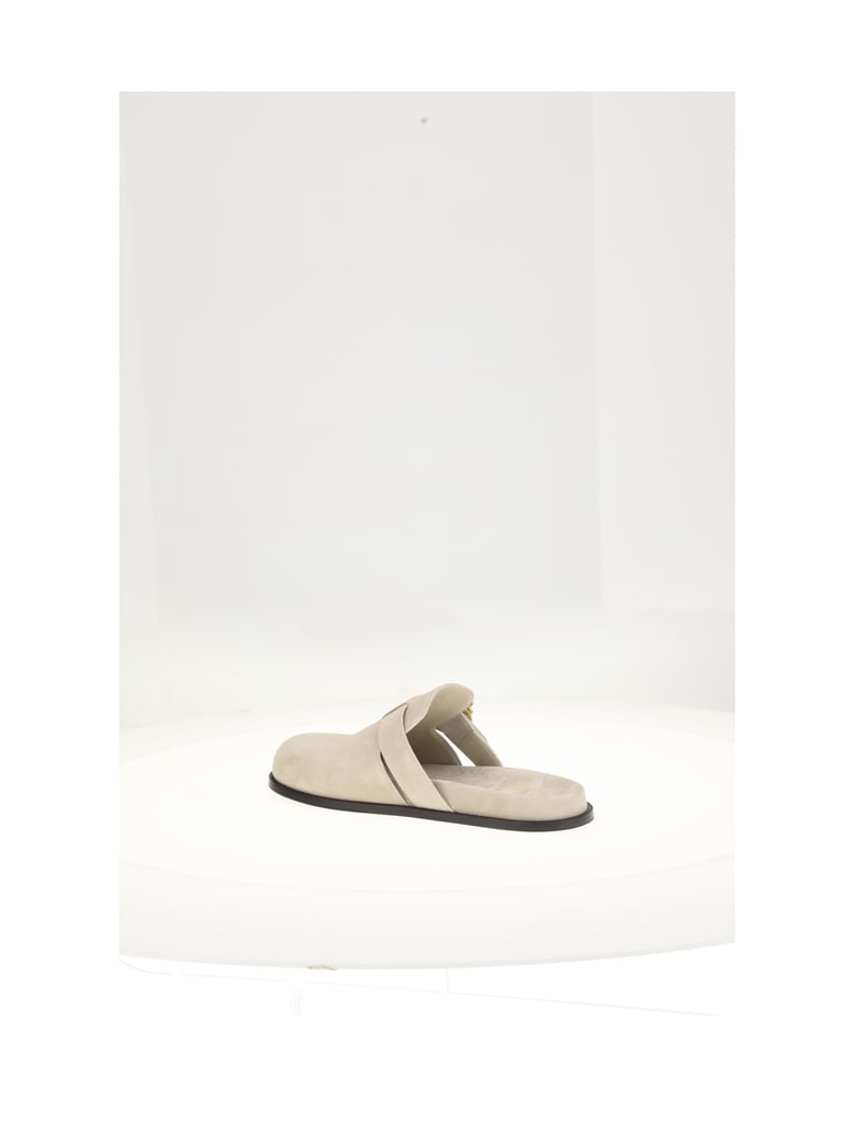 flat lace-up shoes trench beige by Selfnex