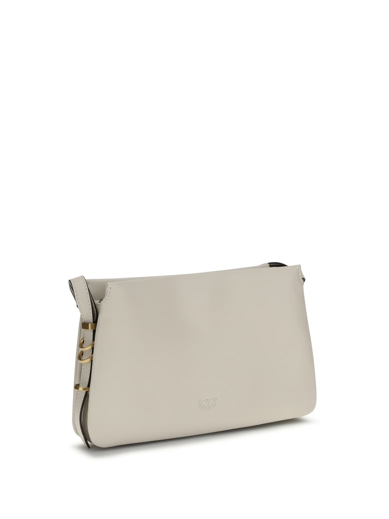 shoulder bag one two three mini white/antique gold by Selfnex