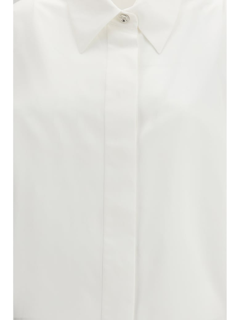 poplin shirt white by Selfnex