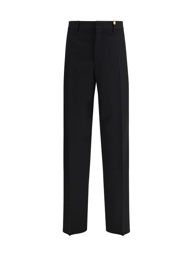 trousers black wool by Selfnex