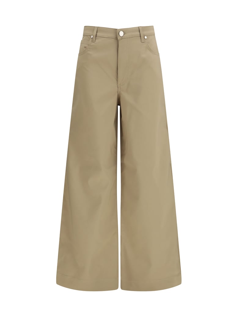 five-pocket pants taupe by Selfnex