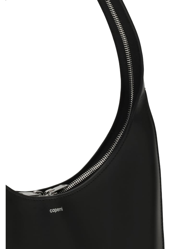 shoulder bag swipe black leather by Selfnex
