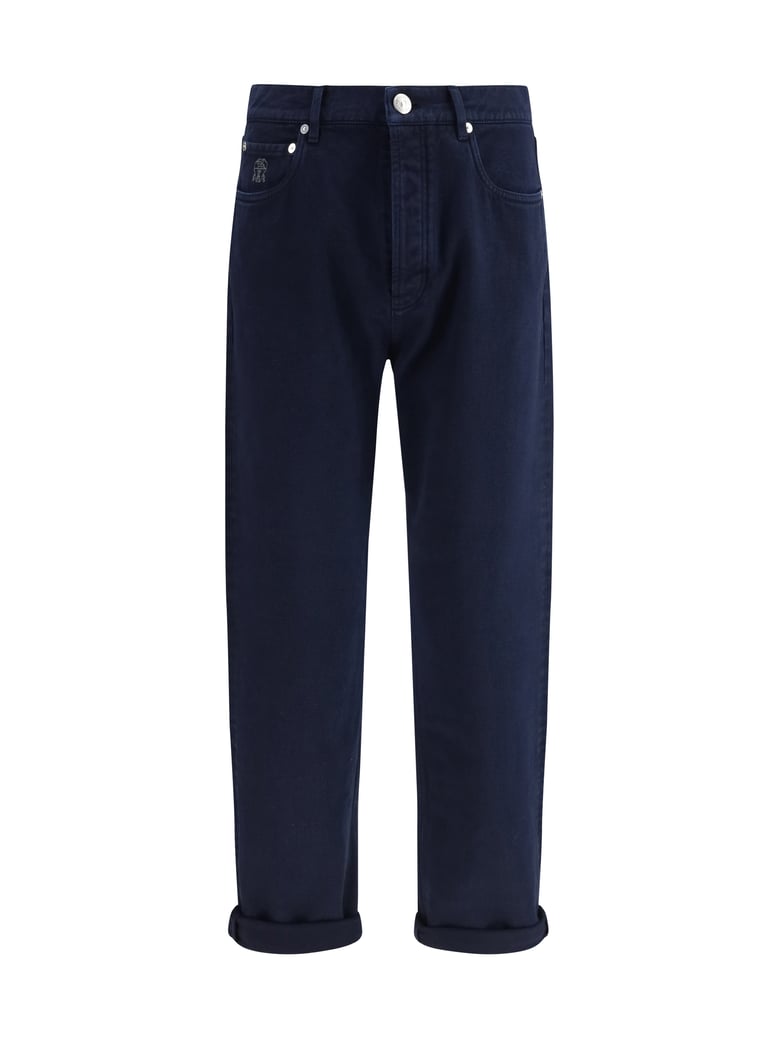 trousers iconic fit navy by Selfnex