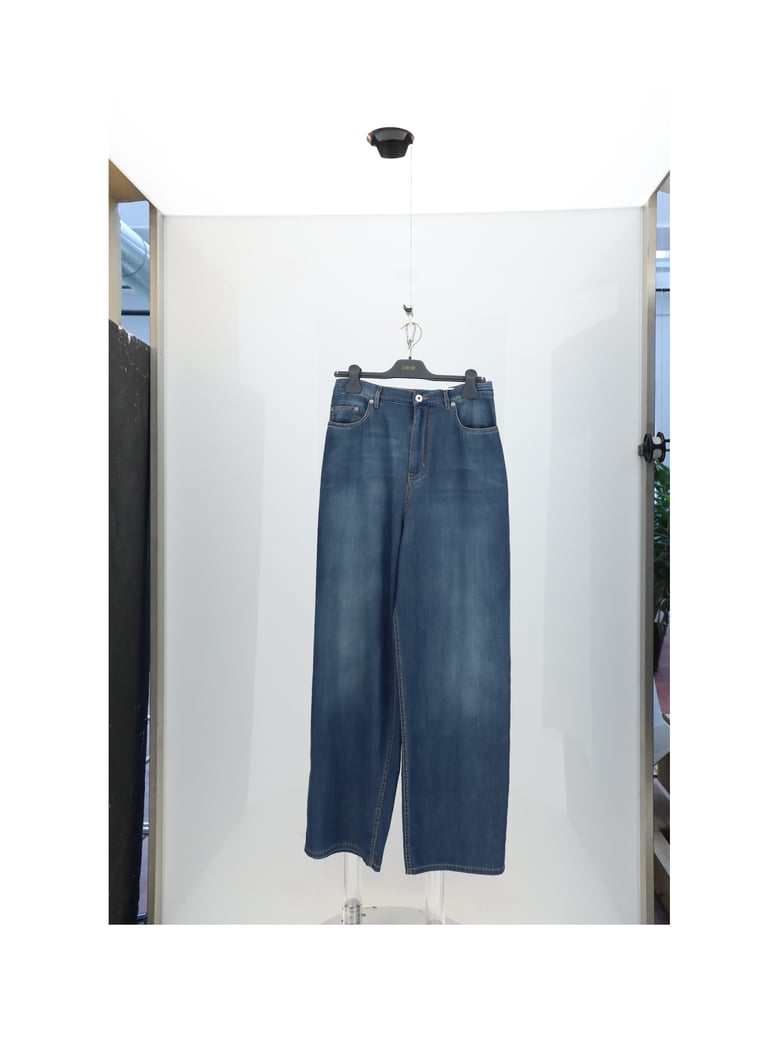 trousers cotton blue by Selfnex
