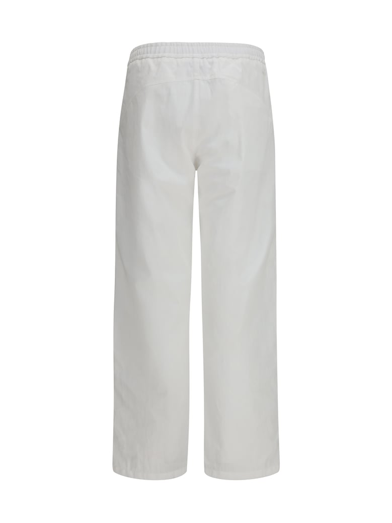 straight-leg trousers white by Selfnex