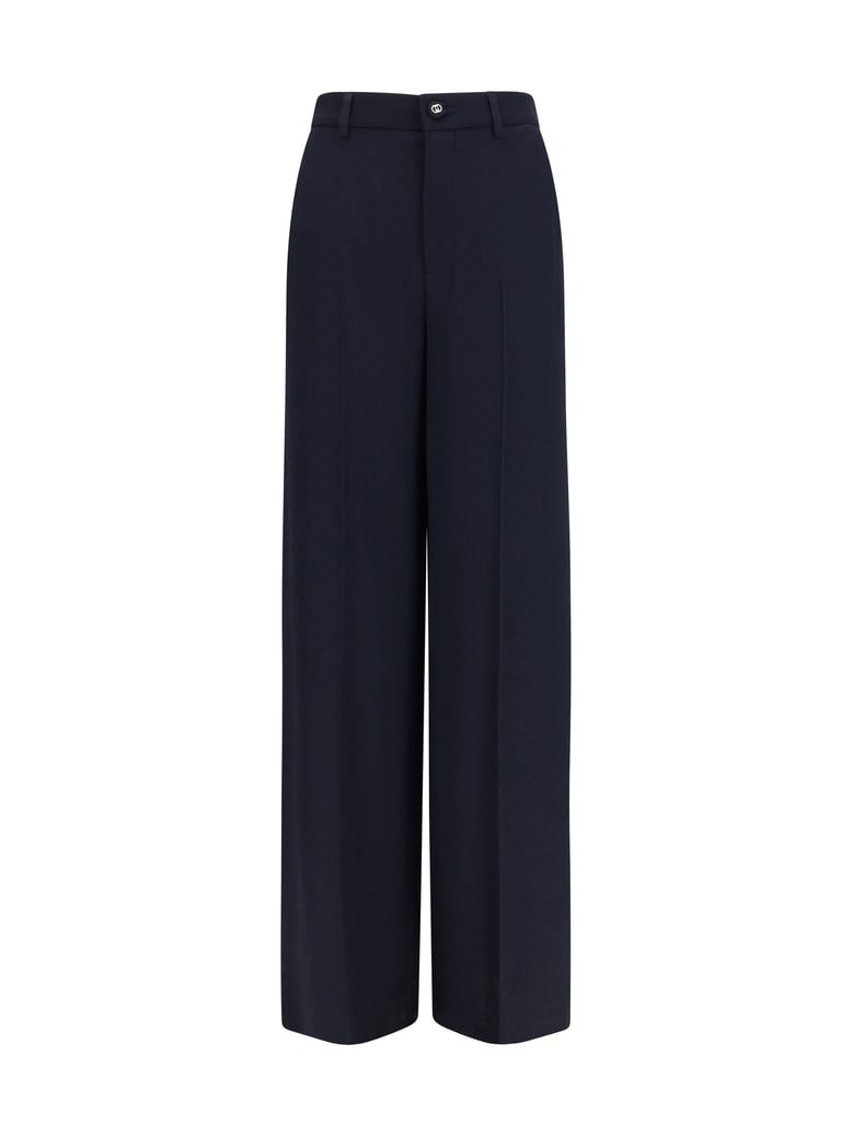 pants diamond-jacquard blue japan by Selfnex