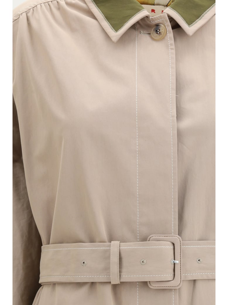 trench coat gabardine cement by Selfnex