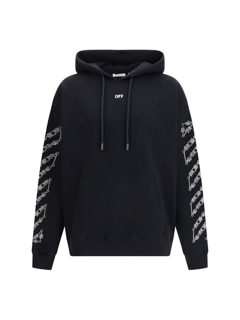 hoodie chain araldic arrow black by Selfnex