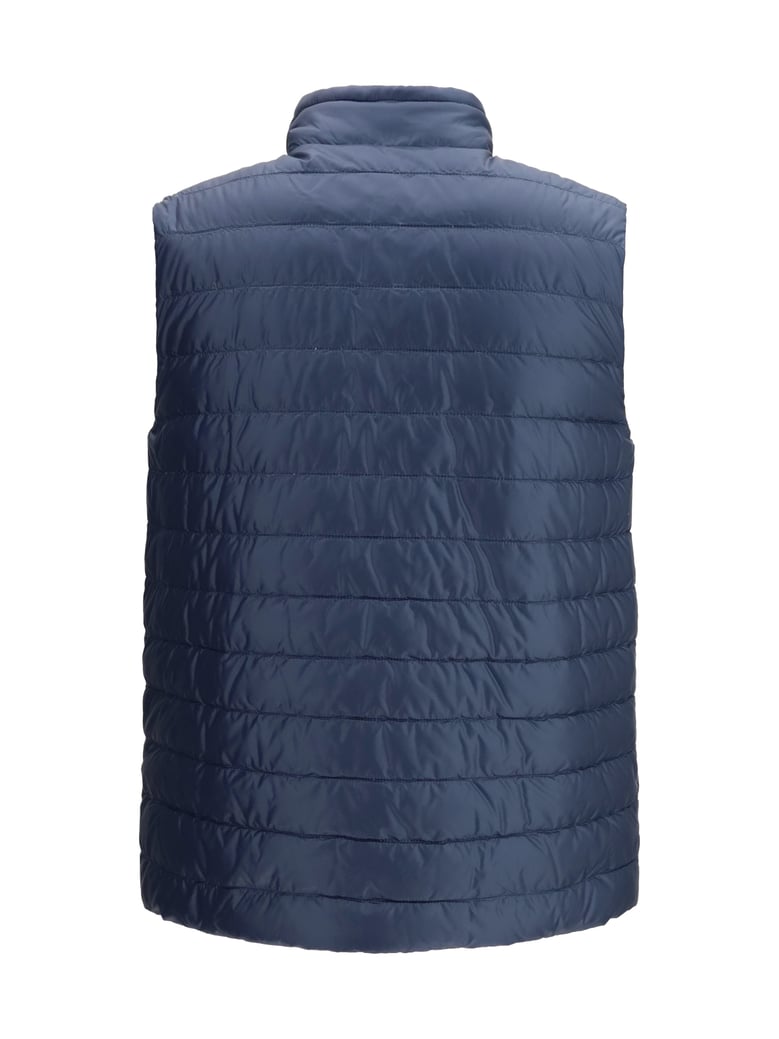 reversible gilet teal/white by Selfnex