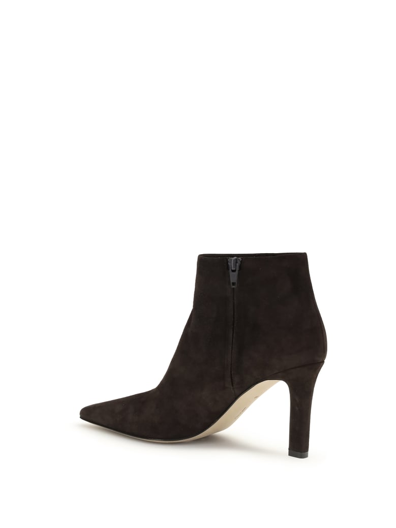 ankle boots nappa leather lacquer brown by Selfnex